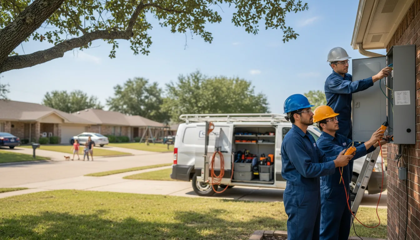 Certified electrician providing emergency electrical services in Mcintosh, SD